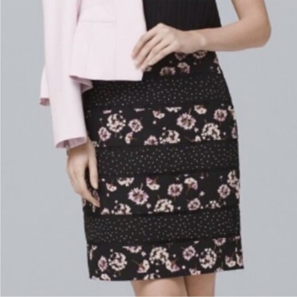 White House Black Market Dresses & Skirts - EUC White House Black Market Multi Pattern Skirt